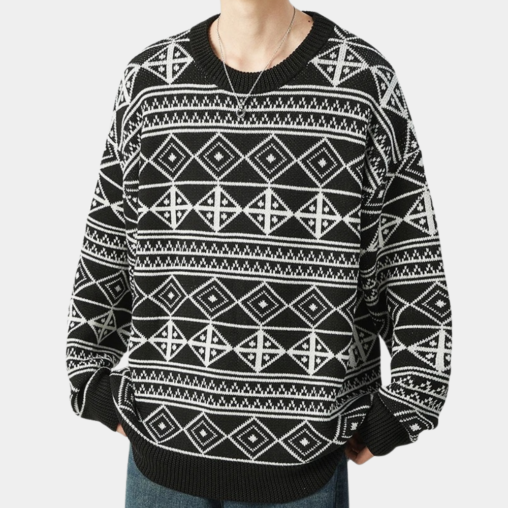 Eleganter Strickpullover für Männer